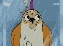 a cartoon of a dog with a disney logo on the bottom