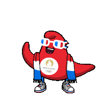 Supporter Glasses Olympic Phryge Sticker