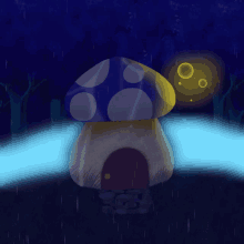 Mushroom Rain GIF