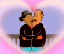 Inspector Gadget Chief Quimbly GIF - Inspector Gadget Chief Quimbly Kissing GIFs