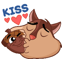 Kiss Kisses Sticker - Kiss Kisses Kiss Me Stickers