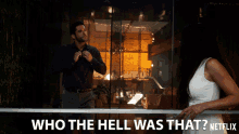 Who The Hell Was That Lucifer Morningstar GIF - Who The Hell Was That Lucifer Morningstar Tom Ellis GIFs