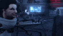 a man in a space suit says i want to dissect you and see what 's inside