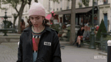 Uncomfortable Emily Cooper GIF - Uncomfortable Emily Cooper Lily Collins GIFs