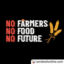 No Farmers No Food GIF