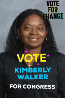 Kimberly Walker Vote For Change GIF - Kimberly Walker Vote For Change Congress GIFs