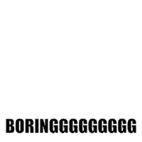 a cartoon of a man with a beard and horns and the words boring gg gg gg gg