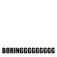 a cartoon of a man with a beard and horns and the words boring gg gg gg gg