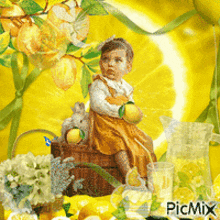 Little Girl With Lemon Lemons GIF - Little Girl With Lemon Lemon Lemons GIFs