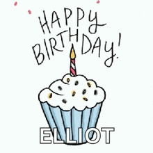 Happy Birthday Cake GIF - Happy Birthday Cake Cupcake GIFs