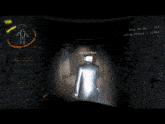 a video game screen shows a man holding a gun and the words drop shovel and swing shovel on it