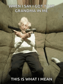 Gangsta Grandma GIF - Gangsta Grandma Grandparent GIFs