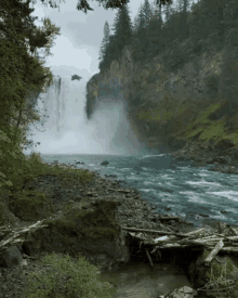 Waterfall Stream GIF