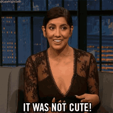 It Was Not Cute Embarrased GIF - It Was Not Cute Embarrased Awkward GIFs