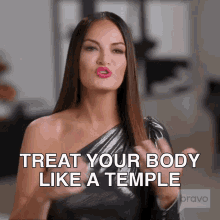 Treat Your Body Like A Temple Lisa Barlow GIF - Treat Your Body Like A Temple Lisa Barlow Real Housewives Of Salt Lake City GIFs