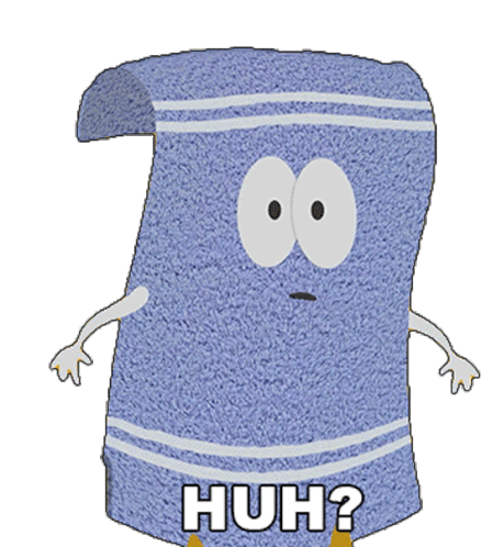 Huh Towelie Sticker - Huh Towelie South Park Stickers