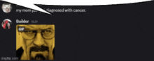 a gif of a man with glasses and a mustache is on a black background