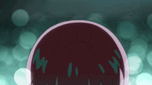 a close up of a person 's head with the letter w written on it