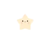 a cartoon drawing of a star with a face on it