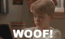 Woof GIF - Woof Macaulay Culkin Home Alone GIFs