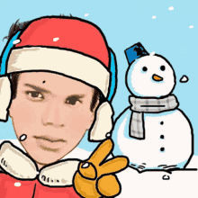 Santosh Dawar Peace GIF - Santosh Dawar Peace Snowman GIFs