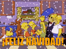 La Navidad De Los Simpson GIF - Los Simpson Feliz Navidad Snoopy GIFs