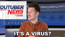 Its A Virus Benedict Townsend GIF - Its A Virus Benedict Townsend Youtuber News GIFs