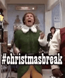 Christmas Break GIF - Christmas Break Excited Elf GIFs