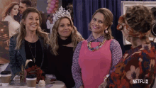 smiling candace cameron bure dj tanner fuller jodie sweetin stephanie tanner