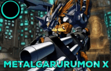 Digimon Metalgarurumon X GIF