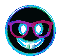 Nerdy Face Nerdy Emoji Sticker - Nerdy Face Nerdy Emoji Nerd Stickers