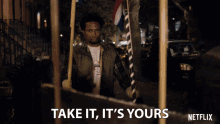 Take It Its Yours GIF - Take It Its Yours Here GIFs