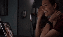 Chicago Med Video Chat GIF - Chicago Med Video Chat Natalie Manning GIFs