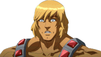 Stunned He Man Sticker - Stunned He Man Masters Of The Universe Revelation Stickers