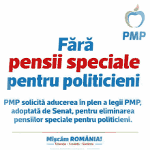 pensii speciale pmp la guvernare partidul miscarea populara miscam romania