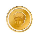 Flipping Coin Gold Flipping Coin Sticker - Flipping Coin Gold Flipping Coin Dust Flip Gold Coin Stickers