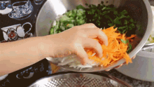 Mix Maangchi GIF - Mix Maangchi Vegetables GIFs