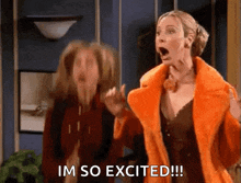 Excited Rachelgreen GIF - Excited Rachelgreen Phoebebuffay GIFs