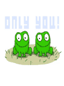 Only You Frog GIF