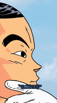 a close up of a baby 's face with the words " hmm what 's one thing this model can do " below it