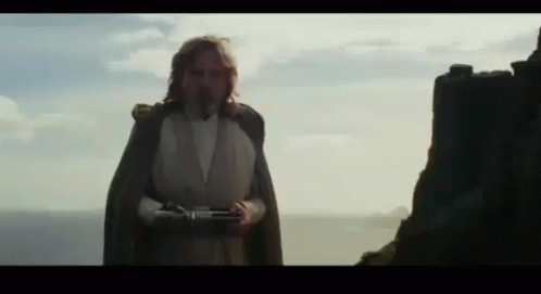 Luke Skywalker Throw GIF - Luke Skywalker Throw Lightsaber - Discover & Share GIFs