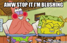 Spongebob Blushing GIF - Spongebob Blushing GIFs