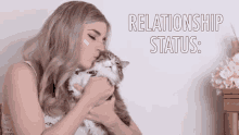 relationshio status happy cats kitten single af