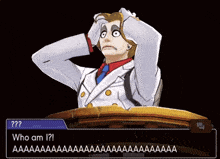 a video game character says aa aa aa aa aa