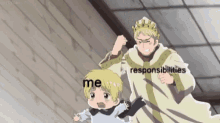 Responsibilities Vs Me Anime GIF - Responsibilities Vs Me Anime Chase GIFs