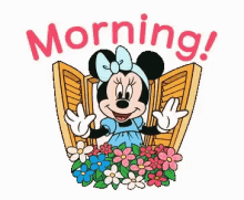 Minnie Mouse Good Morning GIF - Minnie Mouse Good Morning Morning GIFs