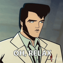 Oh Relax Agent Elvis Presley GIF - Oh Relax Agent Elvis Presley Matthew Mcconaughey GIFs