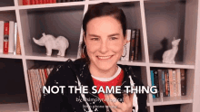 Not The Same Thing Different GIF - Not The Same Thing Different Not Similar GIFs