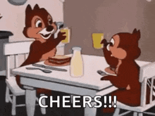 Cheers Drinking GIF - Cheers Drinking Cartoon GIFs