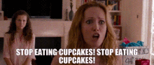 This Is40 Debbie GIF - This Is40 Debbie Stop Eating Cupcakes GIFs